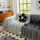 Boho Striped Jacquard Throw Sofa Slipcover Chenille Sofa Throws for Couches for Pets Kids Home Decor by Slipcover KAS™