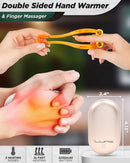 LX7 LCD Touchscreen Hand Massager, Heated Air Compression, Lunar White