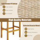 Patio Wood Bar Stools Set of 2/4 by LJGDeals