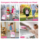 2 Pieces 12 Inch 16 Inch Kids Luggage Set with Backpack and Suitcase for Travel-Lovely Unicorn by LJGDeals