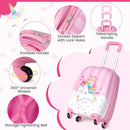 2 Pieces 12 Inch 16 Inch Kids Luggage Set with Backpack and Suitcase for Travel-Lovely Unicorn by LJGDeals