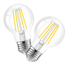 2 Pack - Dimmable LED Clear 60W Eq. A19
