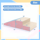 2-Piece Step and Slide Climber for Infants and Toddlers Baby Soft Play Set Foam Blocks-Pink & Blue by LJGDeals