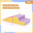 2-Piece Step and Slide Climber for Infants and Toddlers Baby Soft Play Set Foam Blocks-Yellow by LJGDeals