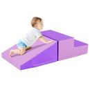 2-Piece Step and Slide Climber for Infants and Toddlers Baby Soft Play Set Foam Blocks-Purple by LJGDeals