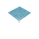 Sky Blue 12x12 Glossy Uniform square Glass Mosaic Tile (10 pack, 10 sq ft/case) - Sample