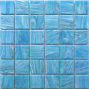 Sky Blue 12x12 Glossy Uniform square Glass Mosaic Tile (10 pack, 10 sq ft/case)