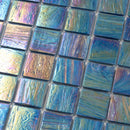 Midnight Blue 12x12 Glossy Uniform square Glass Mosaic Tile (10 pack, 10 sq ft/case) - Sample
