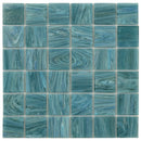 Yale Blue 12x12 Glossy Uniform Square Glass Mosaic Tile (10 pack, 10 sq ft/case) - Sample