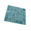 Yale Blue 12x12 Glossy Uniform square Glass Mosaic Tile (10 pack, 10 sq ft/case)