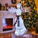 Pre-Lit Angel Christmas Decoration with 100 LED Lights by LJGDeals