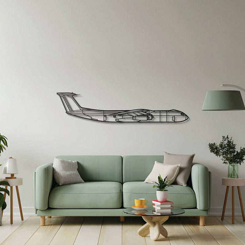 C-141 Starlifter Metal Aircraft Wall Art - NCP0041