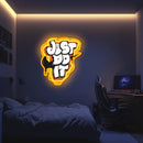 UV Printed Just Do It Neon Wall Art- LV0079