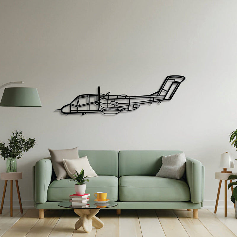 OV-10 Bronco Metal Aircraft Wall Art - NCP0591