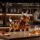 French Bull Dog - Pug Animal Whiskey and Wine Decanter - 500ml