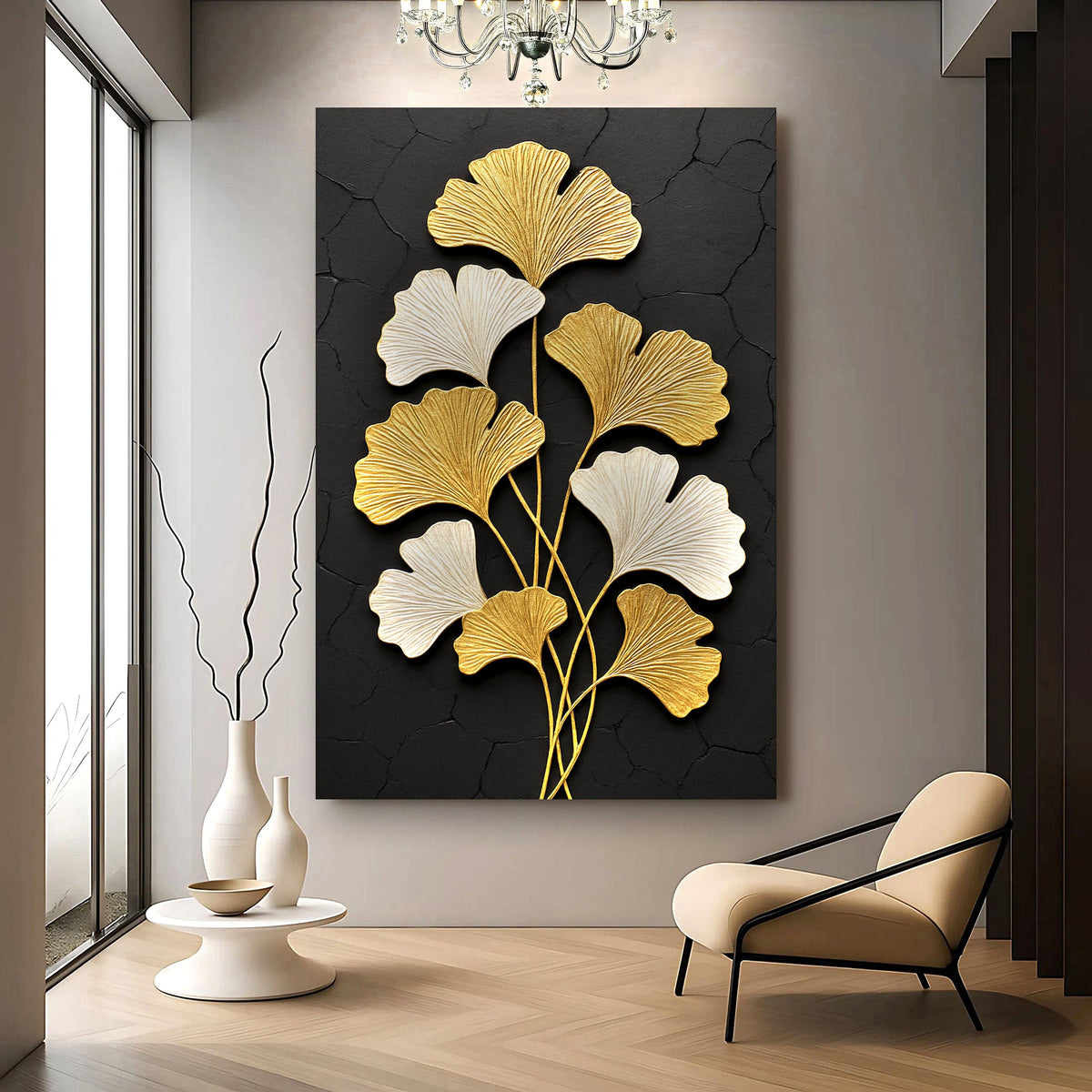 Golden Ginkgo Wall Art, photo 4 of 10