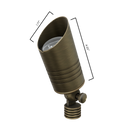 RAL8100 x20 Package Mini Brass Accent Light Low Voltage LED Outdoor Landscape Spotlight [FINAL SALE]