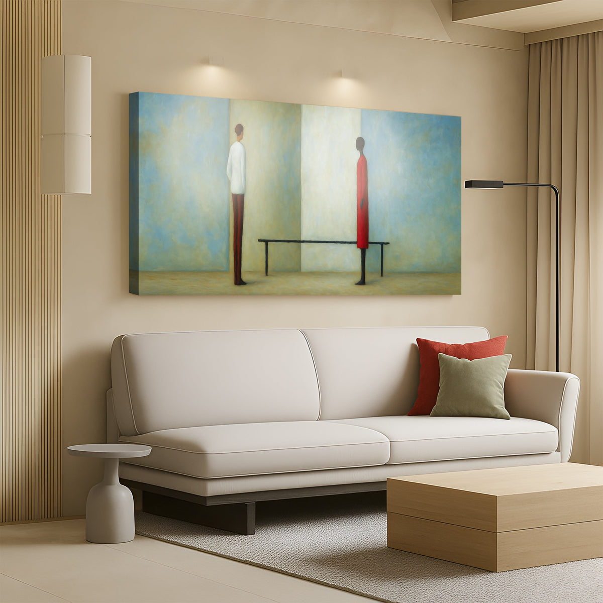 Confrontation Abstract Wall Art, photo 2 of 10