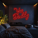 Yes Daddy Metal Neon Wall Art- LN0069
