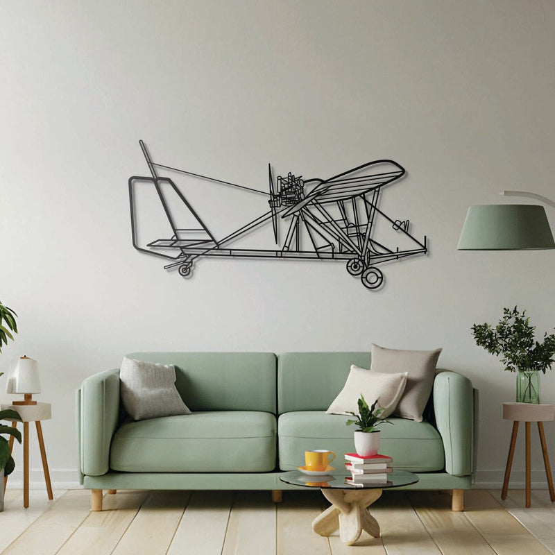 Dragonfly C Metal Aircraft Wall Art - NCP0419