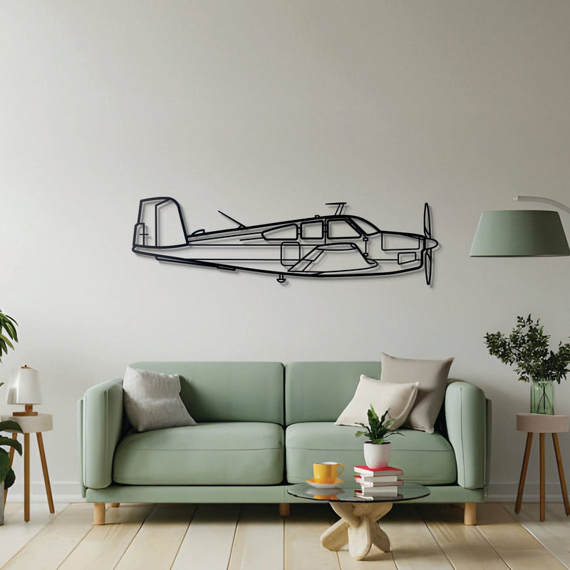 V35 Bonanza Metal Aircraft Wall Art - NCP0148