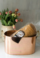 Copper Bread Box with Brass Handles by Galley & Fen