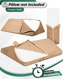 Cover Set Only for LX6, Brown Plush, Pillows and Foam not Included