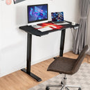 Electric Standing Gaming Desk with Height Adjustable Splice Board by LJGDeals