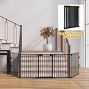 115 Inch Length 5 Panel Adjustable Wide Fireplace Fence by LJGDeals