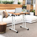 2 in 1 Height Adjustable Sit Standing Computer Desk by LJGDeals
