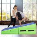 Folding Wedge Exercise Gymnastics Mat with Handles by LJGDeals
