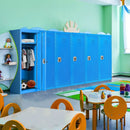 48 Inch Kid Safe Storage Children Single Tier Metal Locker-Blue by LJGDeals