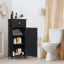 Wooden Storage Free-Standing Floor Cabinet with Drawer and Shelf by LJGDeals