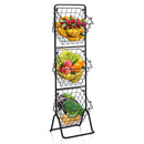 3-Tier Fruit Basket Stand with Adjustable Heights by LJGDeals