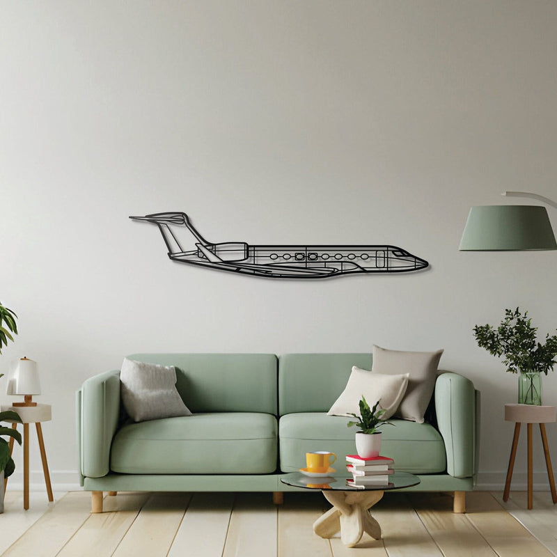 G650 Metal Aircraft Wall Art - NCP0090