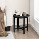 Set of 2 18 Inch Round Weather-Resistant Adirondack Side Tables by LJGDeals