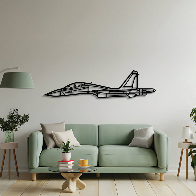 Su-30SM Metal Aircraft Wall Art - NCP0599