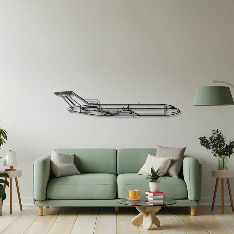 727 Metal Aircraft Wall Art - NCP0005