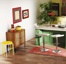 5-Piece Kitchen & Dining Bundle: Adjustable Bar Stools (Set of 2) + Stackable Stools (Set of 6) + Rattan Storage Sideboard by LJGDeals