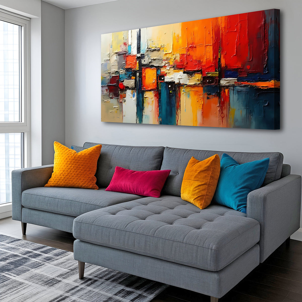 Colorful Abstract Wall Art II, photo 2 of 10