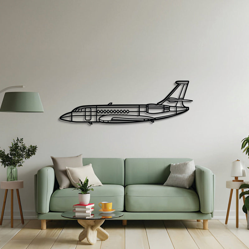 Falcon 2000EX Metal Aircraft Wall Art - NCP0567