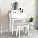 Makeup Dressing Wall Mounted Vanity Mirror with 2 Drawers by LJGDeals