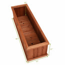 Wooden Decorative Planter Box for Garden Yard and Window by LJGDeals