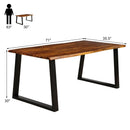 Rectangular Acacia Wood Dining Table by LJGDeals