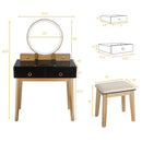 Makeup Vanity Table Set 3 Color Lighting Dressing Table by LJGDeals