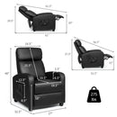 Recliner Sofa Wingback Chair with Massage Function by LJGDeals