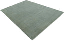 Traditional Turkish  Design Silver And Gray 6x8.7 Hand Knotted Wool Rug