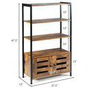Industrial Storage Shelf with 2 Shutter Doors by LJGDeals
