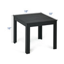 Wooden Square Patio Coffee Bistro Table by LJGDeals