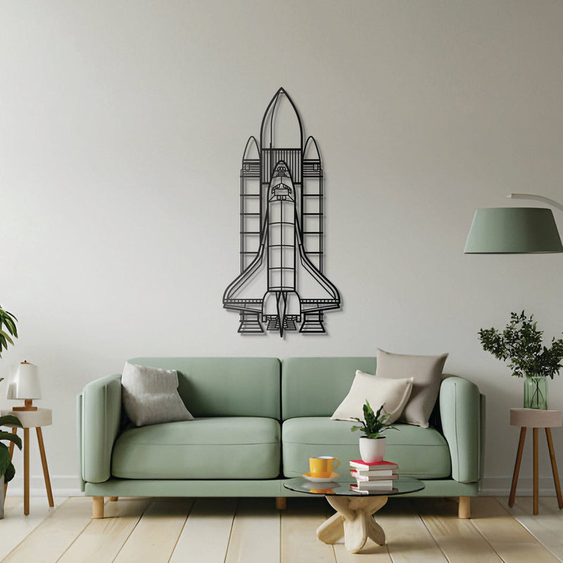 Space System Metal Aircraft Wall Art - NCP0128